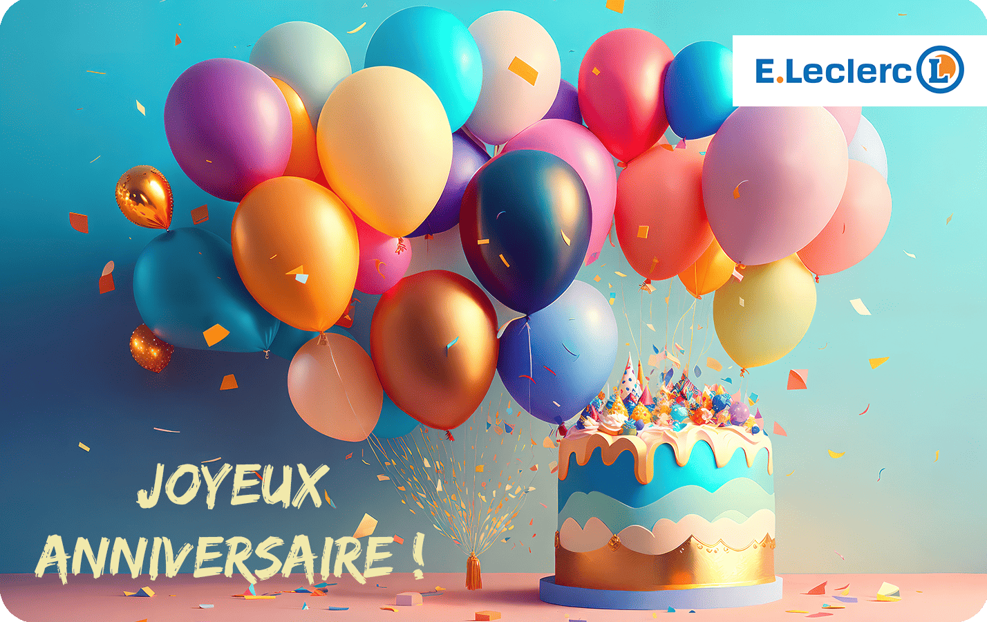 Offrir carte cadeau anniversaire visuel dématérialisé