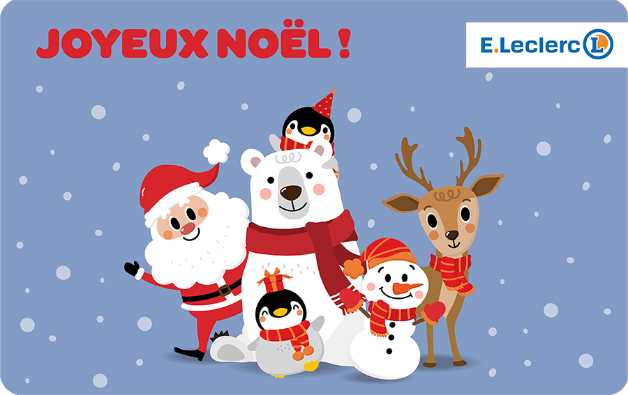 Carte cadeau Noël 2025